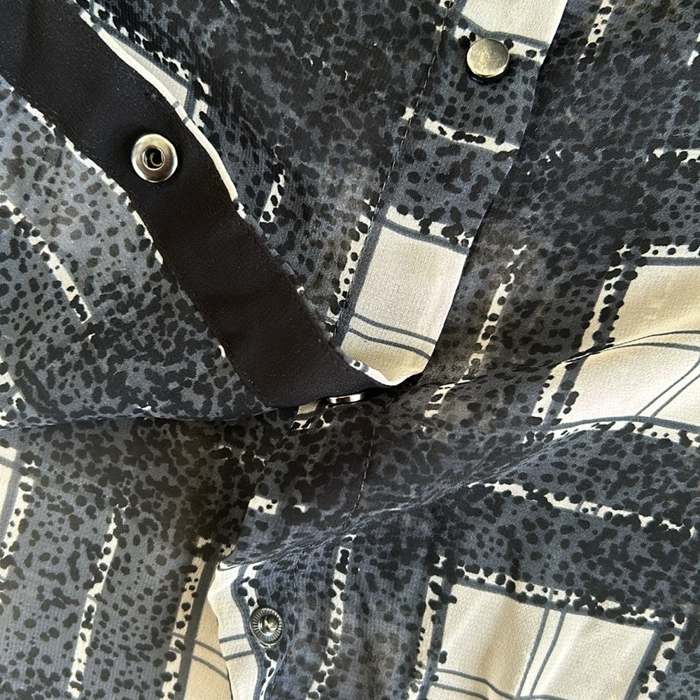 DIESEL plaid reversible blouse - Picture 10 of 12